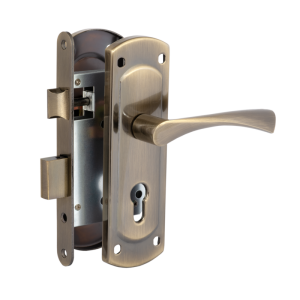 Замок врезной VETTORE 1423 АВ в комплекте с ручкой (Бронза) по оптовым ценам в Беларуси