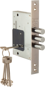 Kale 257L Замок врезной сувальдный 5 кл. тех. упак. по оптовым ценам в Беларуси