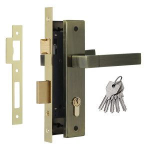 НОРА-М Замок врезной N109-70 Л (ст. бронза) по оптовым ценам в Беларуси