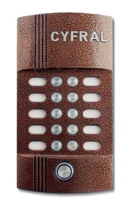 Cyfral М-10М/Т Вызывная панель домофона от компании Беркут-ИНТЕРКОМ