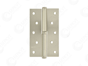 Петля стальная НОРА-М 750-5'' (мат. никель) левая (125x75x2.5) по оптовым ценам в Беларуси