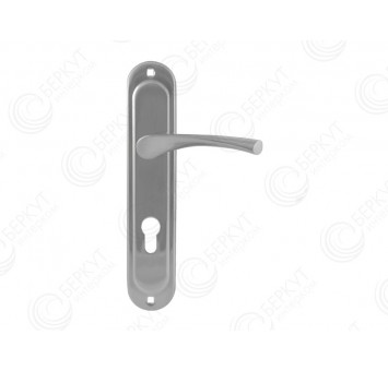 Ручка дверная НОРА-М на планке 710-55 мм (мат.хром)