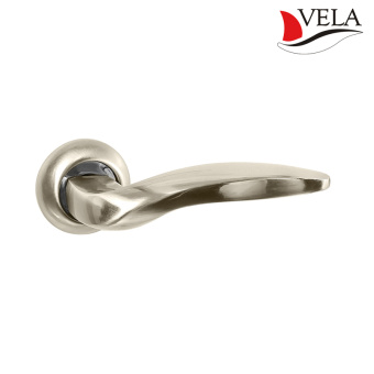 Ручка дверная Vela Вита SN/CP межкомнатная