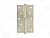 Петля стальная НОРА-М 750-5'' (мат. никель) левая (125x75x2.5) по оптовым ценам в Беларуси
